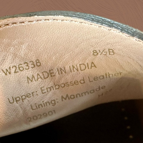 NWOT Cole Haan Women’s ‘Evelyn’ Bow Driver Loafer in “Pewter Metallic” Size 8.5 - Picture 6 of 16